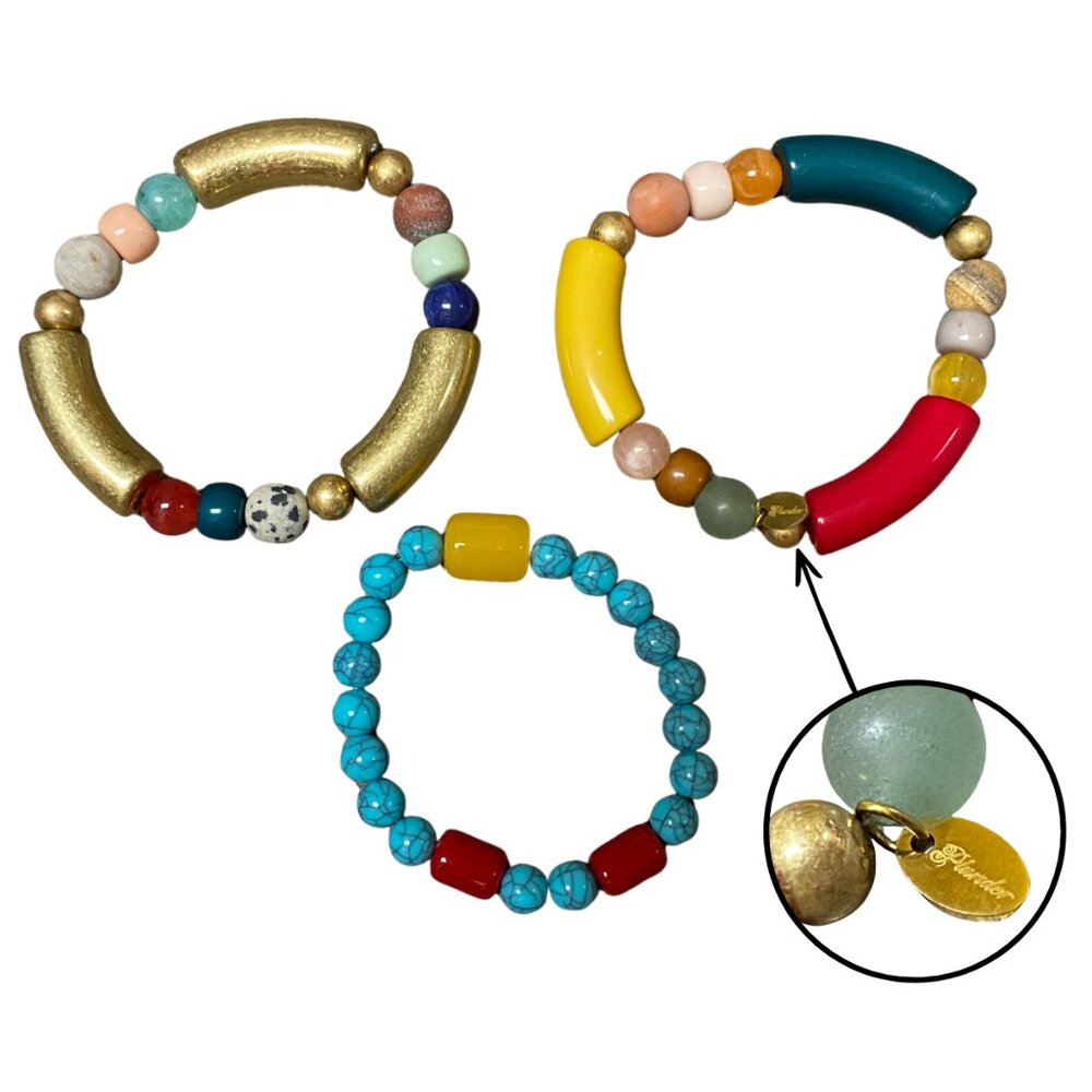 EUC Set of 3 Plunder Bracelets